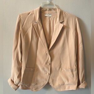 Balenciaga 100% silk Women's Blazer in Cream